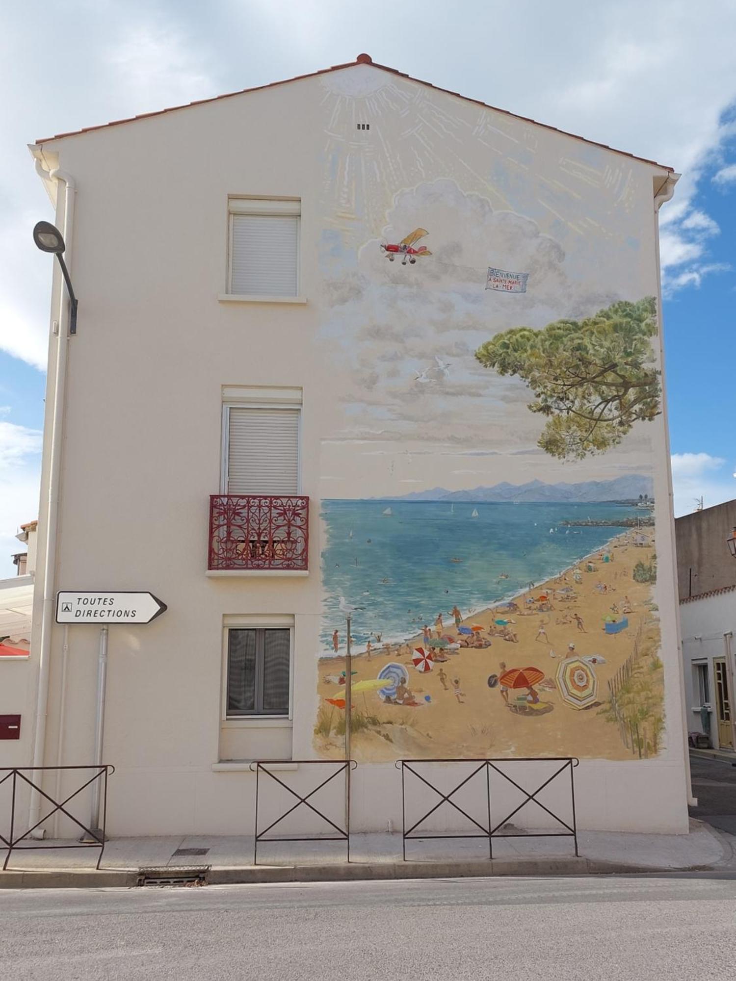 Au Tromp L'Oeil Studio Ou T2 Sainte-Marie-la-Mer Exterior foto